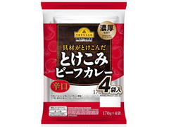 トップバリュ ベストプライス 具材がとけこんだ とけこみビーフカレー 辛口