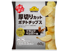 トップバリュ ベストプライス 厚切りカット ポテトチップス ブラックペッパー味 商品写真