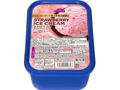 イオン トップバリュ ニュージーランド産の生乳を使用 ストロベリーアイスクリーム 商品写真