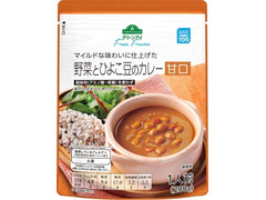 トップバリュ グリーンアイ Free From マイルドな味わいに仕上げた野菜とひよこ豆のカレー 甘口 商品写真