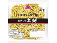 イオン トップバリュ 北海道産小麦100％ 生ラーメン 太麺 商品写真