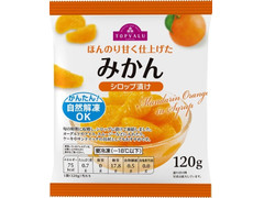 イオン トップバリュ ほんのり甘く仕上げた みかん シロップ漬け 商品写真