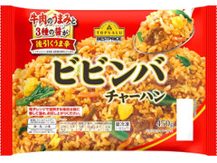 トップバリュ ベストプライス 豆板醤とコチュジャンの辛みとうまみ ビビンバチャーハン 商品写真