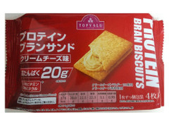 イオン トップバリュ プロテイン ブランサンド クリームチーズ味