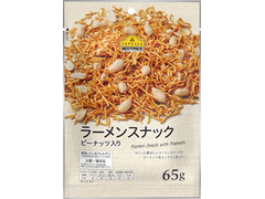 イオン トップバリュ ベストプライス ラーメンスナック ピーナッツ入り 商品写真