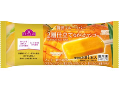 イオン トップバリュ 贅沢フルーツバー 2層仕立てなめらかマンゴー 商品写真