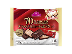 イオン トップバリュ 70％カカオ ブラックチョコレート＆ビスケット 商品写真