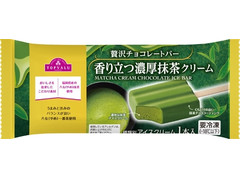 イオン トップバリュ 贅沢チョコレートバー 香り立つ濃厚抹茶クリーム 商品写真