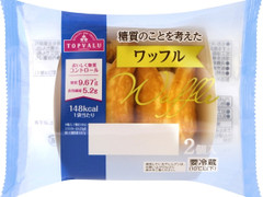 イオン トップバリュ おいしく糖質コントロールワッフル 商品写真