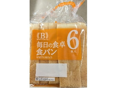 イオン ベーカーズアンドベーカリー 毎日の食卓食パン 6枚