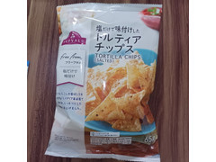 イオン トップバリュ 塩だけで味付けした トルティアチップス 商品写真