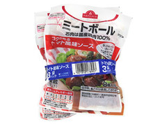 トップバリュ ミートボール トマト風味ソース 3袋パック 商品写真