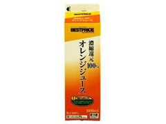 トップバリュ ベストプライス 濃縮還元100％ オレンジジュース パック1000ml