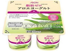 トップバリュ 脂肪ゼロ アロエヨーグルト カップ75g×4