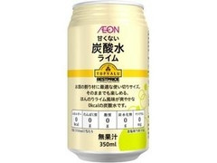 トップバリュ ベストプライス 甘くない 炭酸水 ライム 商品写真