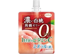 たらみ 濃い白桃0kcal蒟蒻ゼリー 袋150g