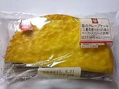 ミニストップ MINISTOP CAFE ミニストップ MINISTOP CAFE 苺のクレープケーキ 三重県産かおりの苺のペースト入りソース使用