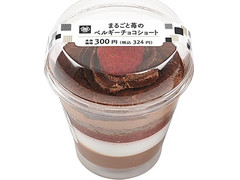 ミニストップ MINISTOP CAFE まるごと苺ベルギーチョコショート 商品写真