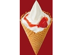 MINI SOF ワッフルソフトクリーム いちごレアチーズ 商品写真