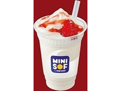 MINI SOF のむソフトクリームパフェ いちごレアチーズ 商品写真