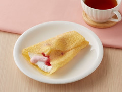 ミニストップ アイスケーキいちごミルククレープ 商品写真