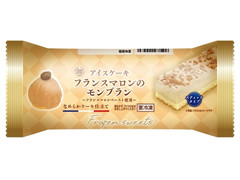 ミニストップ MINISTOP CAFE アイスケーキ フランスマロンのモンブラン フランスマロンペースト使用