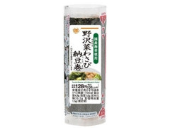 手巻寿司 野沢菜わさび納豆巻