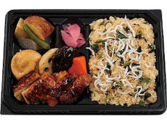 ミニストップ 炙り鶏照焼きと煮物弁当 和風しらすごはん 商品写真