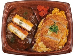 ミニストップ W盛！チキンカツカレー＆かつ丼 商品写真