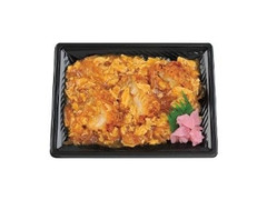 親子チキンカツ重 大麦入り