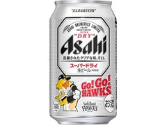 アサヒ スーパードライ がんばれ！福岡ソフトバンクホークスラベル 缶350ml