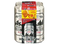 アサヒ スーパードライ Lチキ割引券付 缶500ml×2