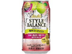 アサヒ スタイルバランス 梅サワーテイスト 缶350ml