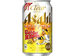 クリアアサヒ 缶350ml がんばれ！福岡ソフトバンクホークス缶