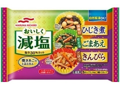 マルハニチロ おいしく減塩ひじき煮ごまあえきんぴら 商品写真