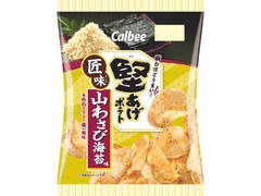 カルビー 堅あげポテト匠味 山わさび海苔味 商品写真