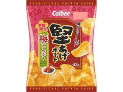 カルビー 堅あげポテト 梅こんぶ味