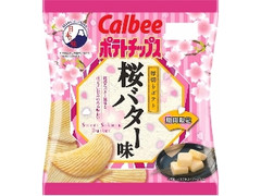 カルビー ポテトチップス 桜バター味 商品写真