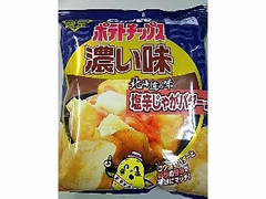 カルビー ポテトチップス 濃い味 塩辛じゃがバター味 商品写真