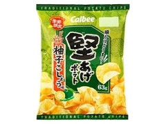 カルビー 堅あげポテト 柚子こしょう味 袋63g