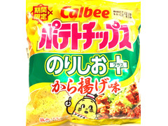 カルビー ポテトチップス のりしお＋から揚げ味 商品写真