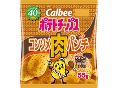 カルビー ポテトチップス コンソメ肉パンチ 商品写真