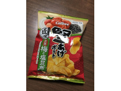 カルビー 堅あげポテト 梅と塩昆布味 商品写真