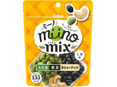 カルビー miino mix えだ豆黒豆カシューナッツしお味 商品写真