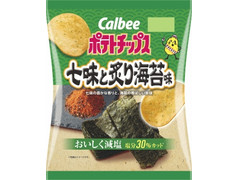 カルビー ポテトチップス 七味と炙り海苔味 商品写真