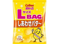 ポテトチップス しあわせバタ～ LサイズBAG 袋135g