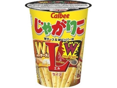 カルビー じゃがりこ Wチーズ＆Wペッパー味 L カップ68g