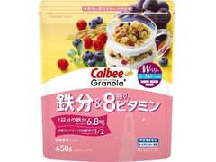 カルビー グラノーラプラス 鉄分＆8種のビタミン 商品写真