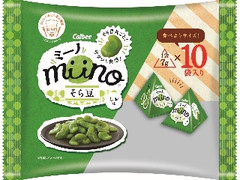 カルビー miino そら豆 しお味 三角パック 袋7g×10