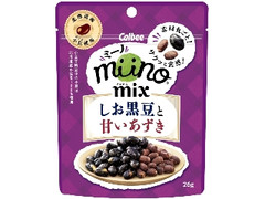 カルビー miino ミックス しお黒豆と甘いあずき 袋26g